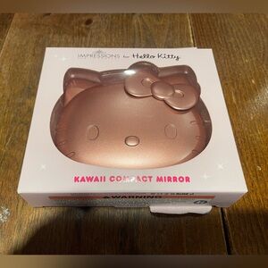 NIB Hello Kitty Rose Gold Compact Mirror